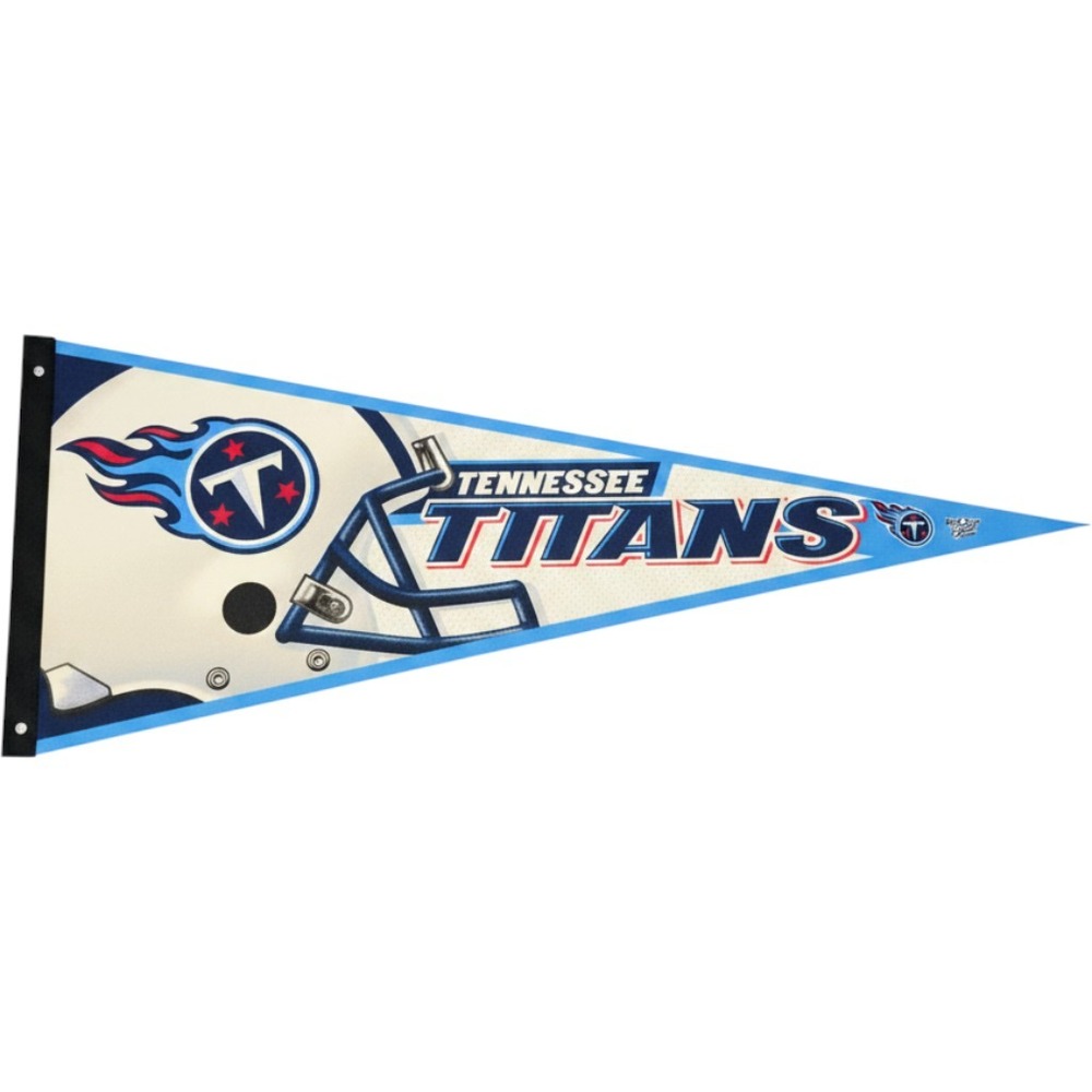 WinCraft Tennessee Titans NFL Football Felt Pennant 12x30 Helmet Made in USA